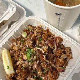 Pork Sisig and Pork Sinigang Pork Sisig and Pork Sinigang