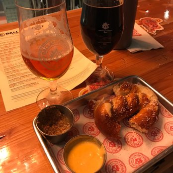 Ballast Point - Dorado double IPA, chocolate stout and the pretzel. - Brewpubs Near Me - Anaheim, California