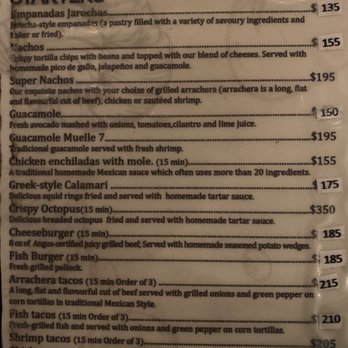 Muelle 7 - Menu 2019 - Cocktail Bars Near Me - Isla Mujeres, ROO