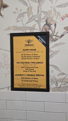 Menu photo 8 Freely Taproom & Kitchen Tempe, AZ