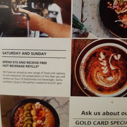 Sierra Cafe - We declined on the REFILL, as 1st one failed to inspire