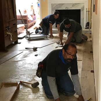 Michael's Carpets - Installing the new flooring. - Carpeting Near Me - Huntington Beach, California
