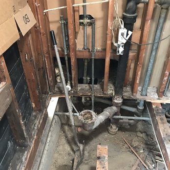 Daniel's Plumbing - Another view of the old toilet area - Plumbing Near Me