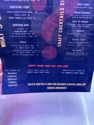 Menu photo 8 Return to Sender Houston, TX Menu photo 8 Return to Sender Houston, TX