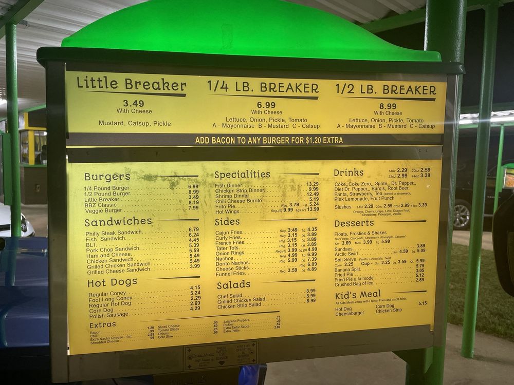 Food from Breaker Drive-Inn