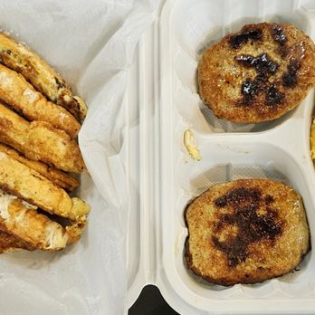 Ronny's Combo - French, Turkey Sausage, and Scrambled Eggs. - Restaurants Near Me - Baltimore, Maryland Ronny's Combo - French, Turkey Sausage, and Scrambled Eggs. - Restaurants Near Me - Baltimore, Maryland