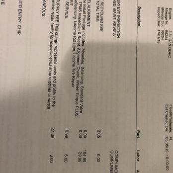 Mr. Tire Auto Service Centers - What it looks to be ripped off - Tires Near Me - California, Maryland Mr. Tire Auto Service Centers - What it looks to be ripped off - Tires Near Me - California, Maryland