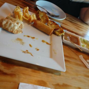Thai Thai Cuisine - My wife's plate (and more condiments) - Thai Near Me - Syracuse, New York Thai Thai Cuisine - My wife's plate (and more condiments) - Thai Near Me - Syracuse, New York