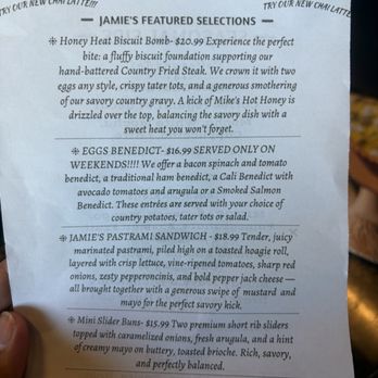 Jamie's Cafe - Specials menu as of 5/10/2026 - Cafes Near Me - Elk Grove, California