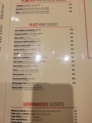 Menu photo 4 Café Chappe Paris, 75 Menu photo 4 Café Chappe Paris, 75