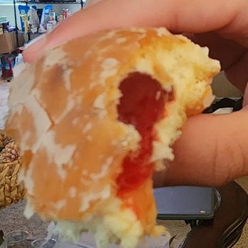 Karen's Donuts - This bite was the only jelly in the donut - Donuts Near Me - Redlands, California Karen's Donuts - This bite was the only jelly in the donut - Donuts Near Me - Redlands, California