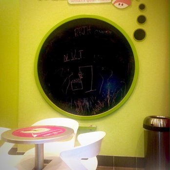 Menchie's Frozen Yogurt - chalk board area - Ice Cream & Frozen Yogurt Near Me - Valencia, California