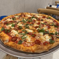 Amalios Pizza & Pasta - Hot honey pizza with ricotta