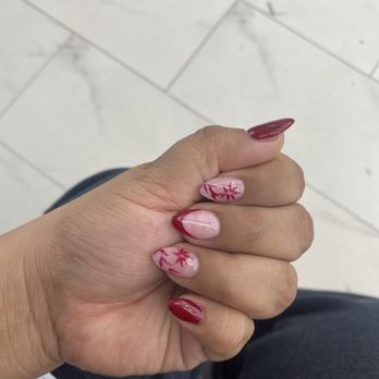 A&V Nails Spa - Dipped powdered nails for CNY  Thank you so much ladies for walking me through the process of dipped nails - Nail Salons Near Me - Murrieta, California