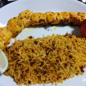 Amoo's Restaurant - Chicken kabob with saffron rice - Persian/Iranian Near Me - McLean, Virginia Amoo's Restaurant - Chicken kabob with saffron rice - Persian/Iranian Near Me - McLean, Virginia