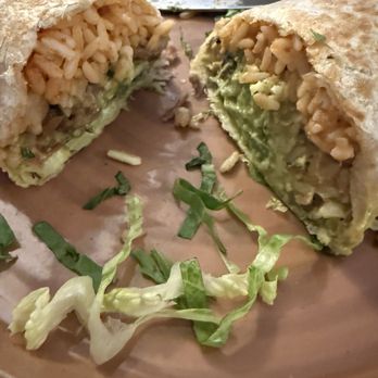 Montoya’s - Inside of burrito - Mexican Near Me - Forest Hills, New York