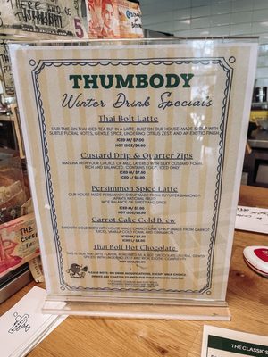Menu photo 1 Thumbody Paramus, NJ