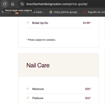 Brazilian Hair Design - Prices from website - Day Spas Near Me - Pawtucket, Rhode Island