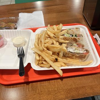 Gyro Leaf - My fresh hot Gyro plate - Mediterranean Near Me - Rosenberg, Texas