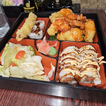 Bento Sushi - Orange chicken bento box! - Sushi Bars Near Me - Albuquerque, New Mexico