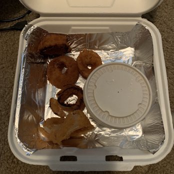 Tim’s Kitchen - +$1 extra for onion rings :( - Comfort Food Near Me - Puyallup, Washington