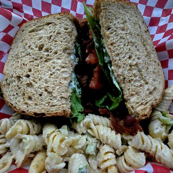 Porter's Saloon & Grill - BLT w pasta salad. - American Near Me - Superior, Arizona Porter's Saloon & Grill - BLT w pasta salad. - American Near Me - Superior, Arizona