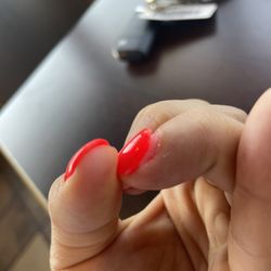 Capital Nails - This is two days of having dip on my nails.