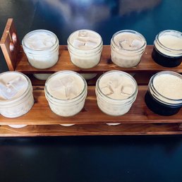 Coffee Flight- Mocha, Lavender Latte, Vanilla Latte and Nitro Cold Brew