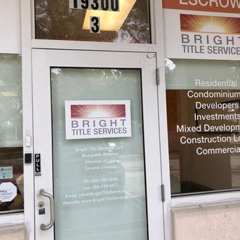 Bright Title Services - Real Estate Services Near Me - Aventura, Florida Bright Title Services - Real Estate Services Near Me - Aventura, Florida