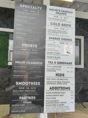 Menu photo 6 Mojo Coffee Cedar Park, TX