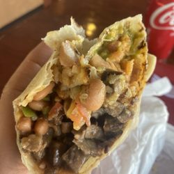 Los Plebes - Carne asada burrito