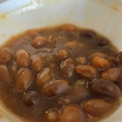 MoMo BBQ Co - Luau beans. This wahine will order more for next time. All the aloha.