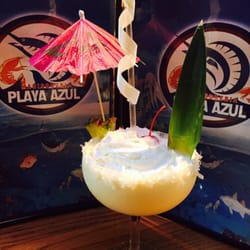 Marisqueria Playa Azul - Pina colada!