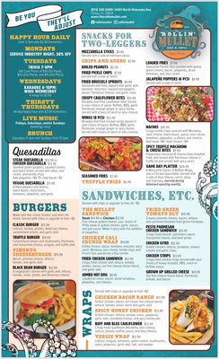 Menu photo 3 The Rollin' Mullet Tampa, FL Menu photo 3 The Rollin' Mullet Tampa, FL