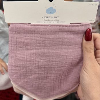 Target - Cloud Island Baby 3pk Muslin Bandana Bib(Pink)~ Toddler with just 8 teeth= drool & these are not only soft, but absorbent! - Department Stores Near Me - Woodland, California Target - Cloud Island Baby 3pk Muslin Bandana Bib(Pink)~ Toddler with just 8 teeth= drool & these are not only soft, but absorbent! - Department Stores Near Me - Woodland, California