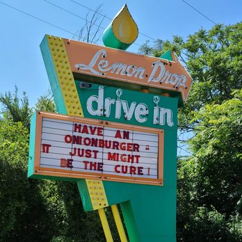 The Lemon Drop - a neon drive in sign - Burgers Near Me - Anderson, Indiana The Lemon Drop - a neon drive in sign - Burgers Near Me - Anderson, Indiana