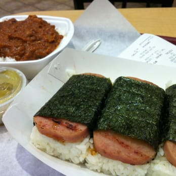 B-Man's Teriyaki - Spam masubi and chili - Burgers Near Me - Pasadena, California B-Man's Teriyaki - Spam masubi and chili - Burgers Near Me - Pasadena, California