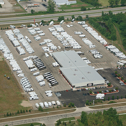 General RV Center - An aerial image of our Wayland, MI location.