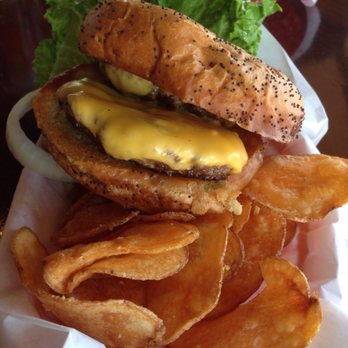 R T'S - Cheeseburger and chips $8 - Sports Bars Near Me - Denton, Texas R T'S - Cheeseburger and chips $8 - Sports Bars Near Me - Denton, Texas