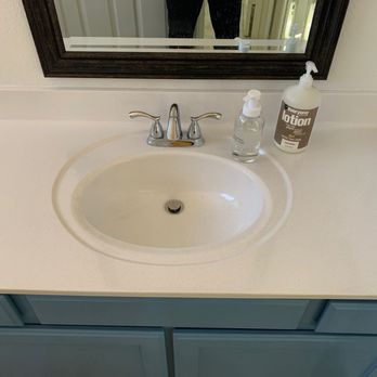 Bath & Kitchen Refinishing Solutions - One of the vanities after refinishing. - Refinishing Services Near Me - Glendale, Arizona