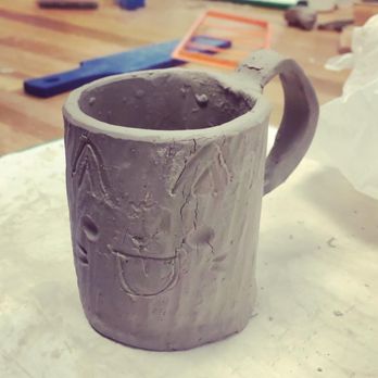 Klaystation - Cat coffee cup - Paint-Your-Own Pottery Near Me - Raleigh, North Carolina Klaystation - Cat coffee cup - Paint-Your-Own Pottery Near Me - Raleigh, North Carolina