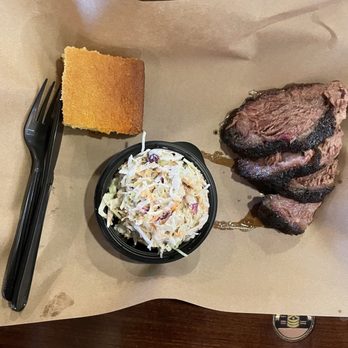 Mission BBQ - Brisket and corn bread. - Barbeque Near Me - Rockville, Maryland Mission BBQ - Brisket and corn bread. - Barbeque Near Me - Rockville, Maryland