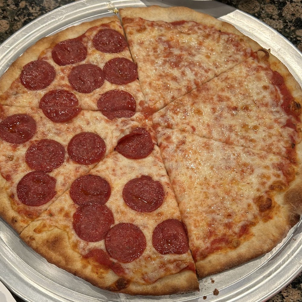 Adriatic Pizza - Half plain, half pepperoni personal pizza - Pizza Near Me - Levittown, Pennsylvania Adriatic Pizza - Half plain, half pepperoni personal pizza - Pizza Near Me - Levittown, Pennsylvania
