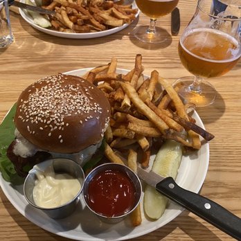 Buttonwood - Best burger in town. On this there can be no debate. And the fries...holy smokes!! - New American Near Me - Newton, Massachusetts Buttonwood - Best burger in town. On this there can be no debate. And the fries...holy smokes!! - New American Near Me - Newton, Massachusetts