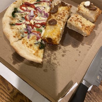 Rotolo's Pizzeria - The Rotolo's Detroit style and Vegetable Pizza before they were placed in the trash. - Pizza Near Me - Fairhope, Alabama