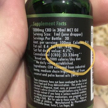 Pharma Xtracts - How can this contain 3000mg of CBD when it only contains 1000mg? - Vitamins & Supplements Near Me - Las Vegas, Nevada