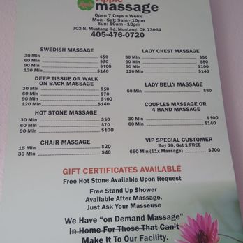 Apple Massage - Updated prices - Beauty & Spas Near Me - Mustang, Oklahoma Apple Massage - Updated prices - Beauty & Spas Near Me - Mustang, Oklahoma