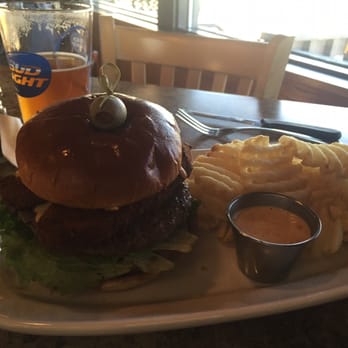 Pearce's - Fried pickle burger - American Near Me - Oswego, Illinois