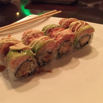 Super Ninja - Twin Tower Sushi roll. (Shrimp tempura, avocado, crab salad). So good! - Japanese Near Me - Virginia Beach, Virginia Super Ninja - Twin Tower Sushi roll. (Shrimp tempura, avocado, crab salad). So good! - Japanese Near Me - Virginia Beach, Virginia
