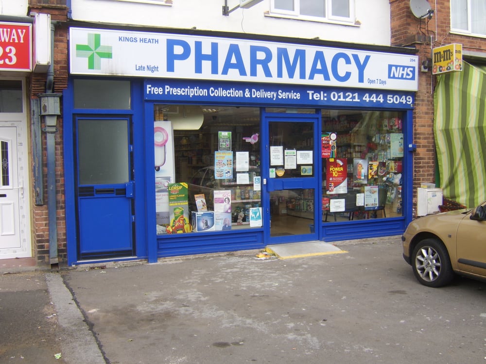 KING’S HEATH PHARMACY Drugstores 294 Vicarage Road, Birmingham